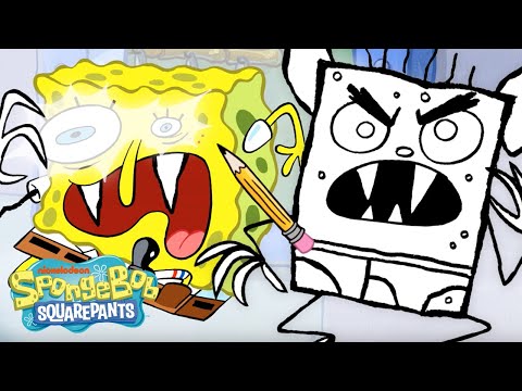 SpongeBob Turns Into a WereDoodle?! 🐺🌕 | Full Scene | @SpongeBobOfficial