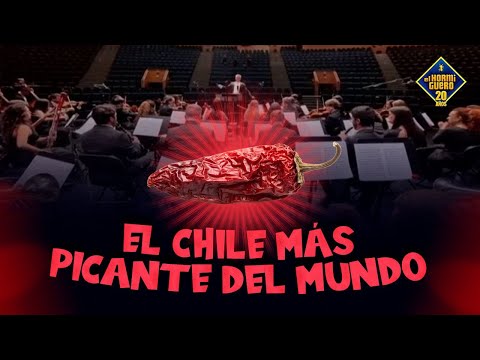 Los músicos de la Film Symphony prueban el chile más picante del mundo - El Hormiguero