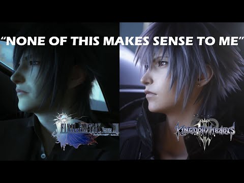 Final Fantasy Versus XIII & Kingdom Hearts III reMind Ending COMPARISON