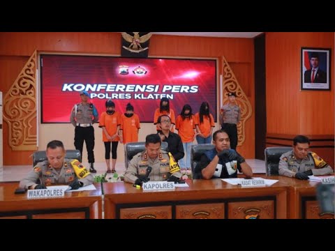 POLRES KLATEN AMANKAN PELAKU KEKERASAN ANAK VIRAL