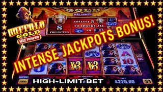 😱The Most Intense JACKPOTS at Buffalo Gold Max Power Slot Session