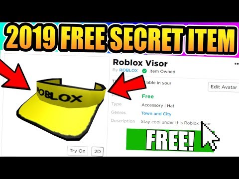 Video New 2019 Secret Item In Roblox Catalog Free - 
