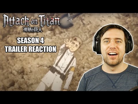 Attack On Titan Season 4 TRAILER REACTION