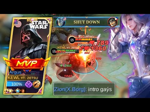 PLEASE DON'T USE LEOMORD AGAINST ARGUS BEFORE REVAMP | GLOBAL ARGUS BEST BUILD | MOBILE LEGENDS