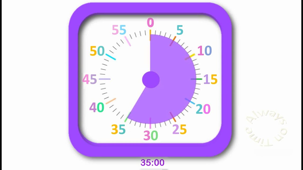 35-minute visual timer