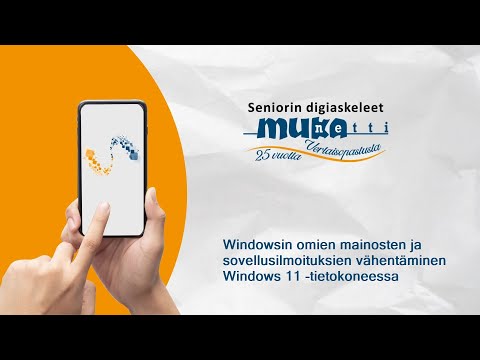 Windowsin omien mainosten ja sovellusilmoituksien vähentäminen Windows 11 -tietokoneessa
