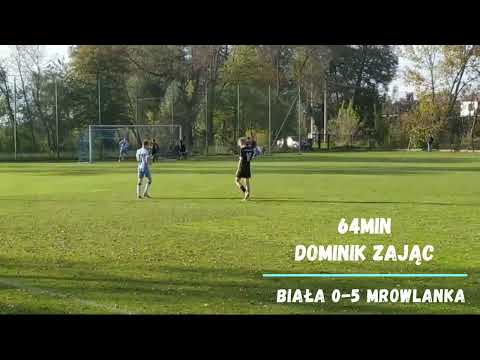 16.10.2022 KS Biała 0-8 Mrowlanka Mrowla - bramki