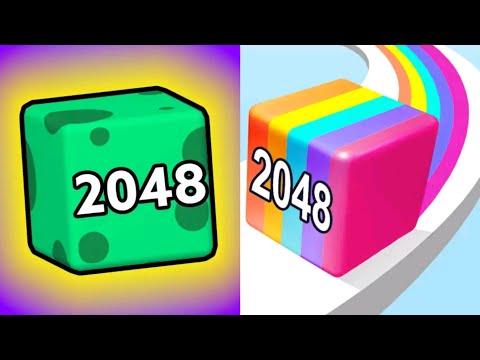 Jelly Run 2048 vs Merge Jump 2048 Cute Asmr Gameplay