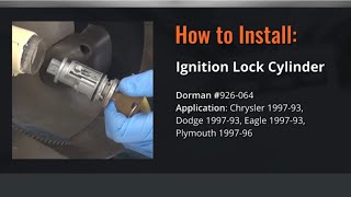 Chrysler Ignition Lock Cylinder Repair Video by Dorman Products