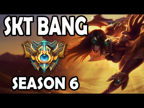 SKT T1 Bang Sivir vs Lucian ADC Ranked Challenger Korea