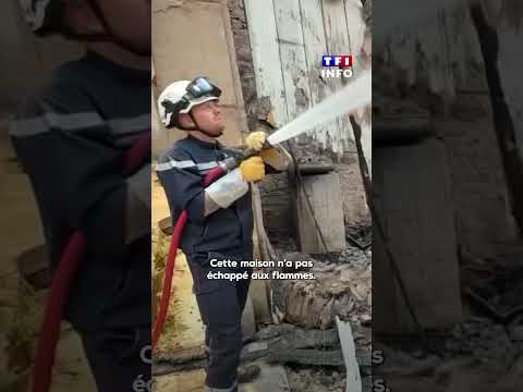 Images saisissantes de l'incendie du siècle dans l'Aude !