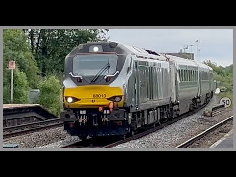 Class 68 (68013) ,DMUs and a Freighter at South Ruislip