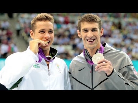 Chad Le Clos describes beating Michael Phelps in London