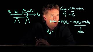 Bullet Through a Block - Momentum Example | Physics with Professor Matt Anderson | M9-10