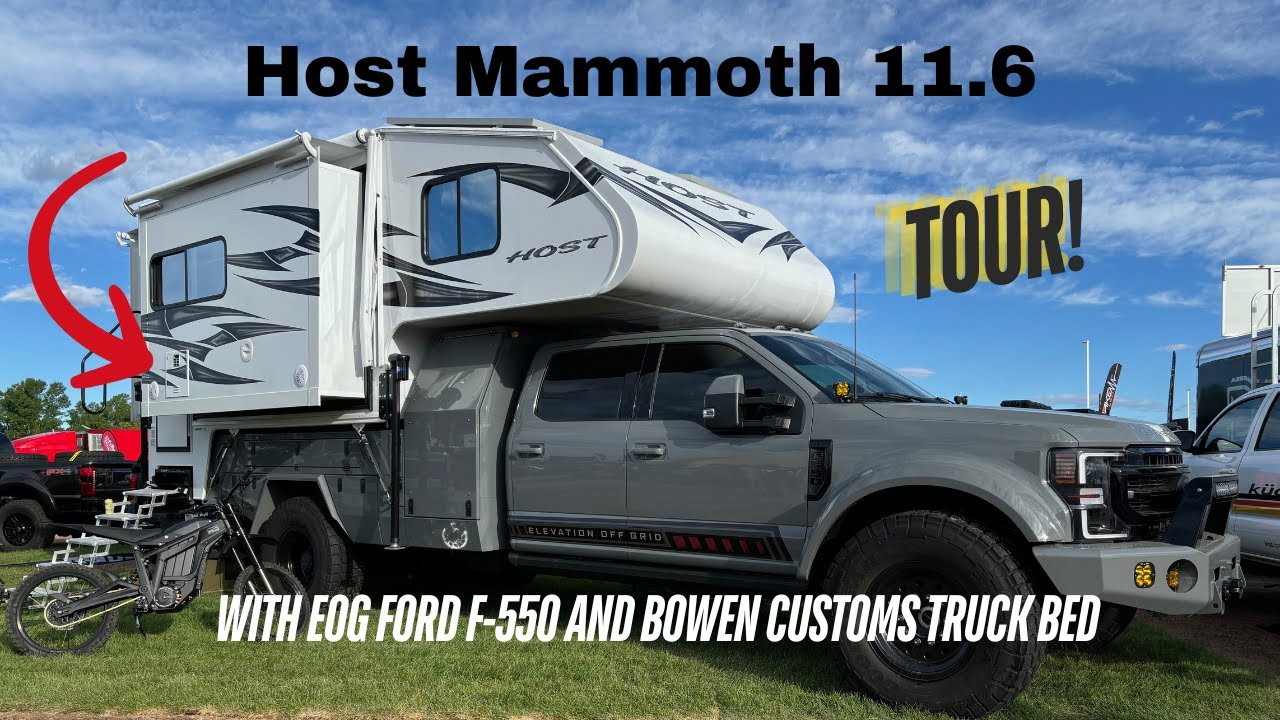 Tour of the 2025 Host Mammoth 11.6 triple-slide truck camper.