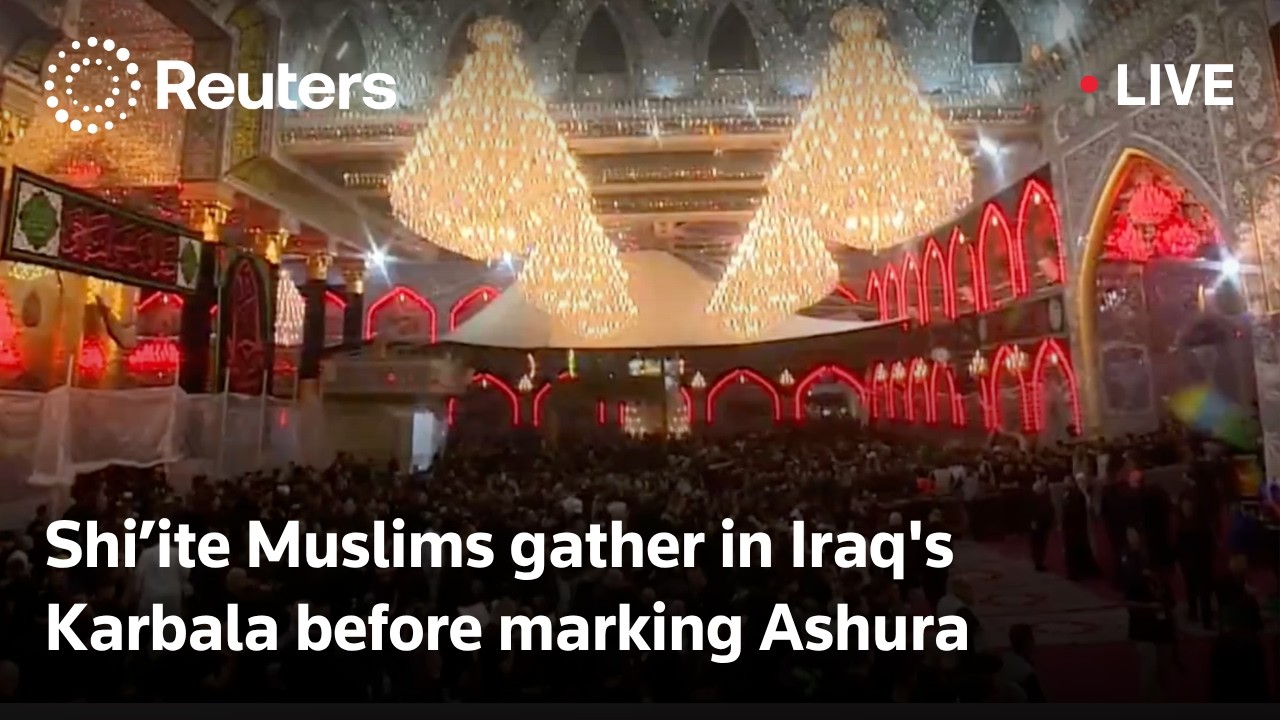 Video | LIVE: Shi’ite Muslims gather in Iraq's Karbala before marking Ashura
