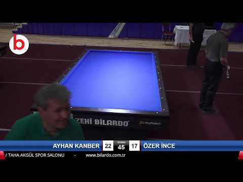 ÖZER İNCE & AYHAN KANBER Bilardo Maçı - 2019 TÜRKİYE KUPASI 2.ETAP ERKEKLER-3.ÖN ELEME