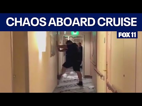 Chaos on Royal Caribbean cruise; Man, possibly intoxicated, attacks crew member
