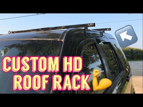 Make Your Own Heavy Duty Roof Rack / Cargo Rack ! DIY Walk Through