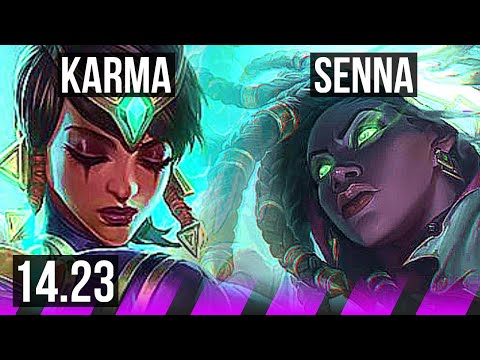 KARMA & Kai'Sa vs SENNA & Jhin (SUP) | NA Grandmaster | 14.23