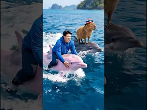 คาปิบาราแข่งโลมา ใครโกง และตอนจบสุดเซอร์ไพรส์ 🐬