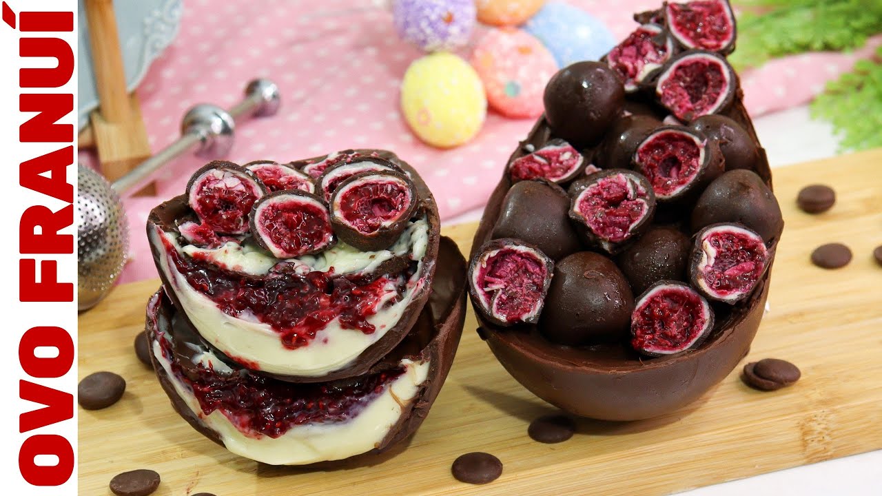 SUPER TREND FOR EASTER: EGG FRANUÍ! The perfect combination between chocolate and raspberry!
