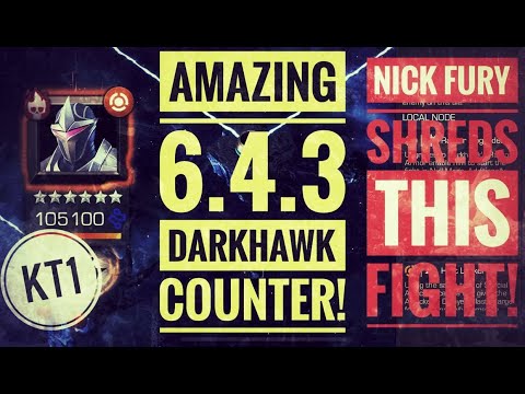 6.4.3 Darkhawk Boss Solo! Nick Fury Is Surprisingly AMAZING For This Tricky Fight!