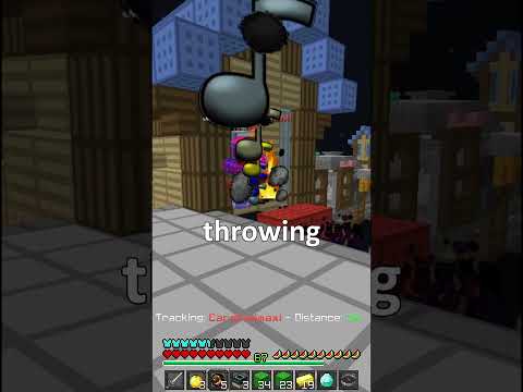 "TOXIC Player Trolled with BLACK HOLE in Hypixel Bedwars!!" #minecraft #smp