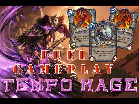 Hearthstone tempo mage full games (Epic ending)