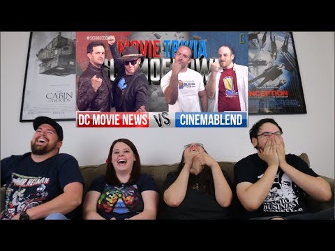 DC Movie News Vs. Cinemablend REACTION - Movie Trivia Schmoedown