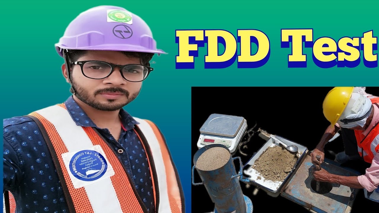 field dry density by sand replacement method (is:2720 part 28) FDD test