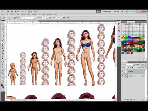 Drawing Females at different ages - Tutorial - Mild Nudity