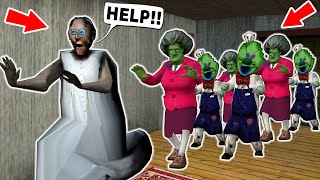 Granny vs Zombie Ice Scream, Scary Teacher - funny horror animation (30 mins of fun)