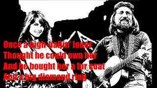 Railroad Lady Willie Nelson with Lyrics