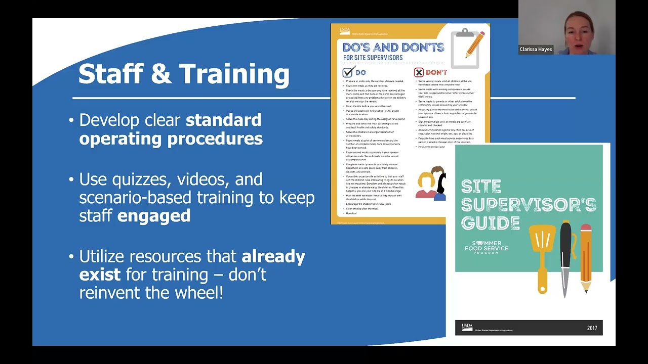 Operating Strong Summer Meals Programs