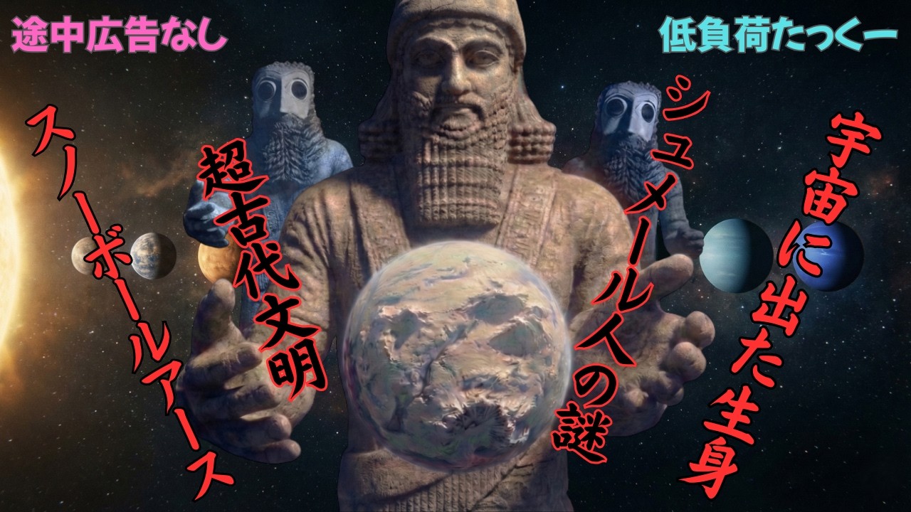 【低負荷たっくー】　超古代文明は宇宙人が手助けしていた！？