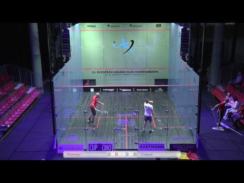 30. ECC Paderborn 2017 Nicolas Rohmer (Mulhouse SC) - Lennart Claeys (BelgiumSquash Piramid)