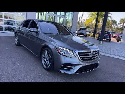 2020 Mercedes-Benz S 560 4MATIC Sedan 4.0l Turbocharged V-8 Gray