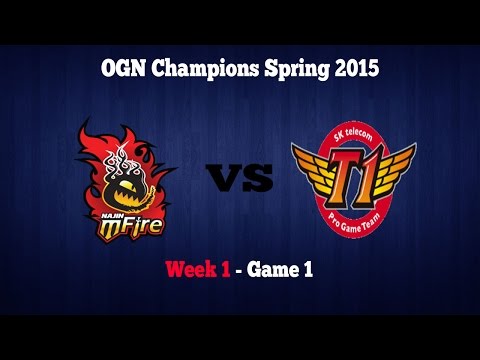 TL;DW - SKT v NJE - Game 1 - OGN Spring 2015 Week 1 Highlights - SK Telecom vs Najin e-mFire