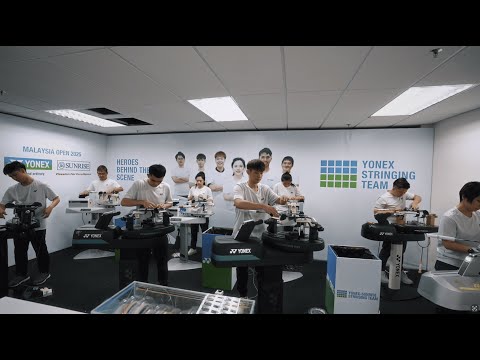 Yonex Sunrise Malaysia Open 2025 Stringing Team | Event Video Production Kuala Lumpur Malaysia | Ace of Films