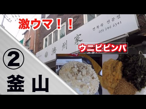 Viagem a Busan 2019②／BusanTrip2019② Jeju House, Uni Bibimbap, Abalone Seafood Jjigae, Snow Ice