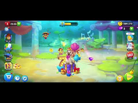 7570 7571 7572 Unlocking New Level #fishdom #playrix #Pretty Aqua Fishdom  ♒️🐟🐠