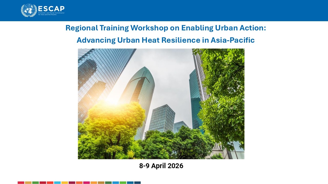 Regional Training Workshop on Enabling Urban Action - Day 2