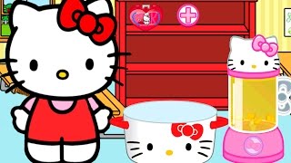 Hello Kitty Lunchbox Game for Kindergarten Kids to learn cooking and create Meal for School