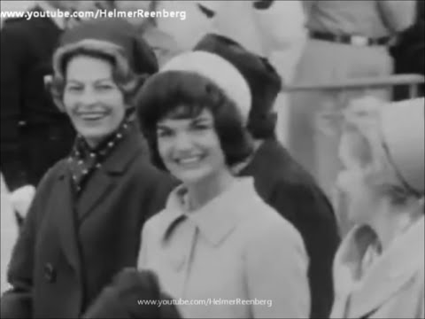 June 3, 1961 - President John F. Kennedy and wife Jacqueline leaving from Paris Orly Airport, France