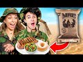 Eating ONLY Military Food for 24 HOURS!