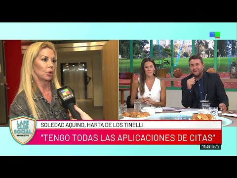 🔴 SOLEDAD AQUINO sobre los TINELLI: "Me aburre hablar de MARCELO Y PAULA"