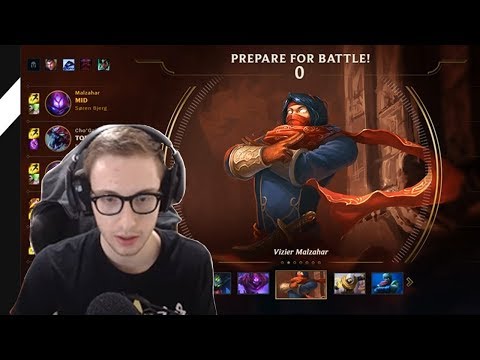 592. Bjergsen - Malzahar vs Corki - Mid - December 3rd, 2017 - Patch 7.23 PreSeason 8