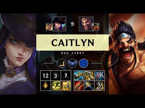 Caitlyn ADC vs Draven - EUW Diamond Patch 25.20