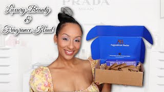 Luxury Beauty & Fragrance Haul | Prada Pat McGrath Osea Snif Augustinus Bader | Mo Makeup Mo Beauty